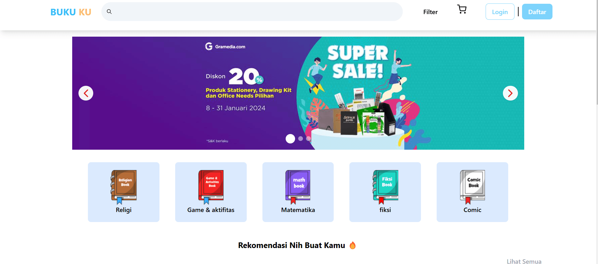 landing Page BukuKu